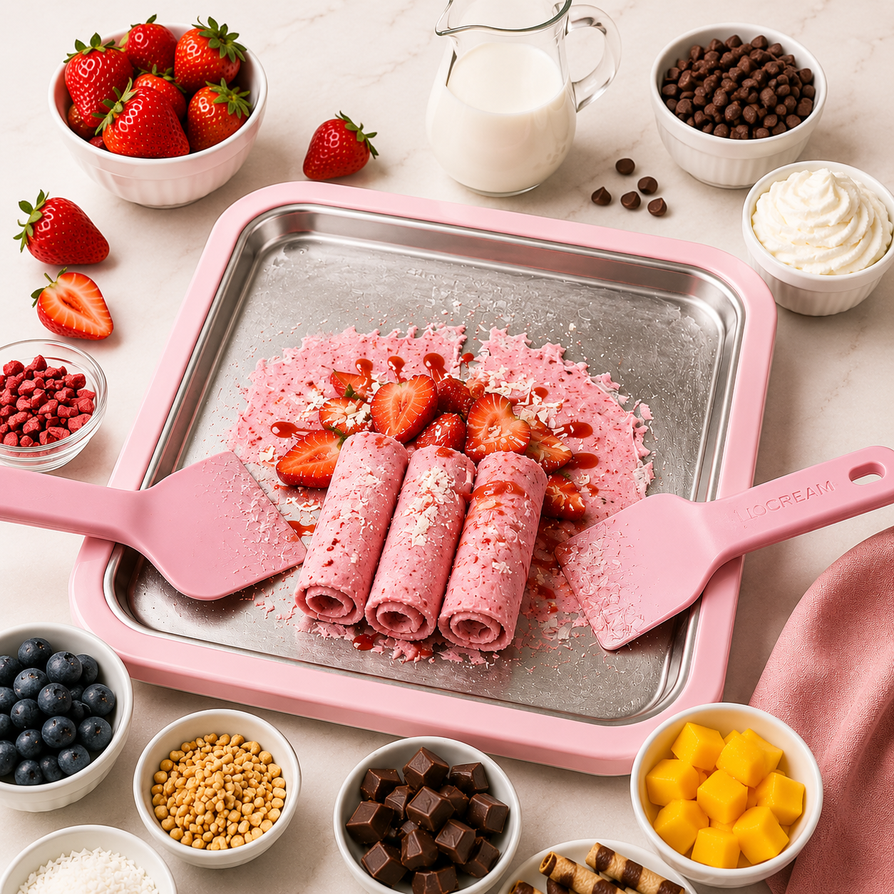 At-Home Rolled Ice Cream Kit
