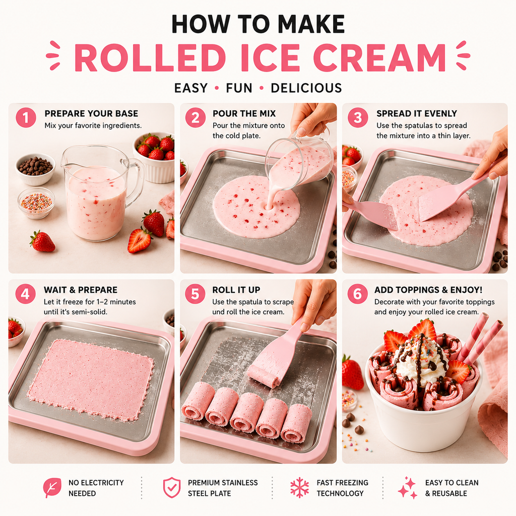 At-Home Rolled Ice Cream Kit